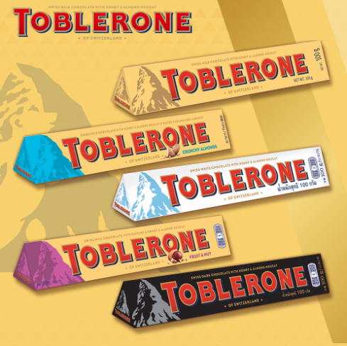 【TOBLERONE】瑞士三角巧克力一條裝系列 100g