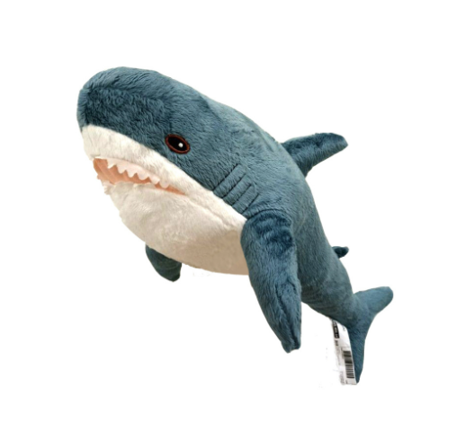 正版IKEA鯊魚娃娃