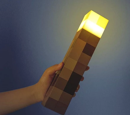 minecraft ✧⁺⸜ 我的世界  火把小夜燈