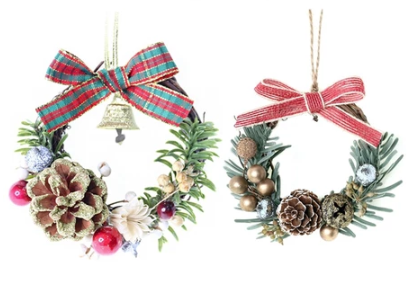 ☃︎ 聖誕節限定‧❆ 聖誕花環 DIY手作材料包