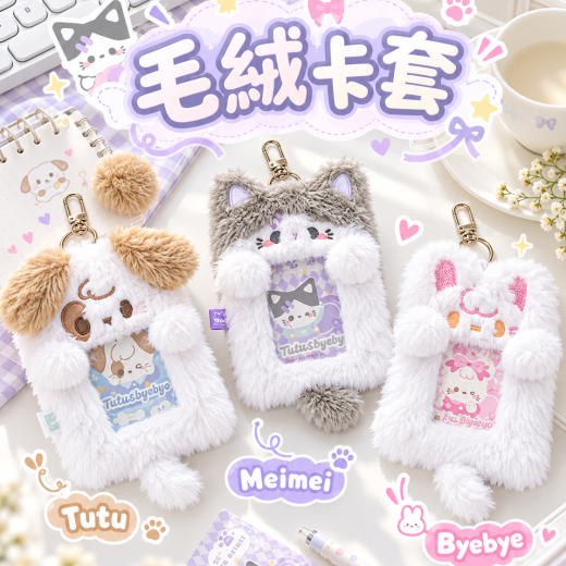 RosyPosy 毛絨動物卡套